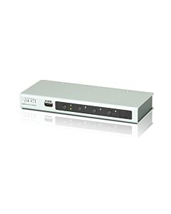 ATEN 4-Port 4K HDMI Audio/Video Switch with IR Remote Control VS481B