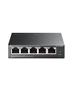 TP-Link 5-Port 10/100Mbps Desktop PoE Switch with 4-Port TL-SF1005P