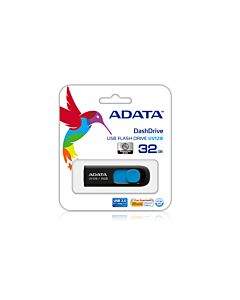 ADATA DashDrive UV128 128GB USB flash drive USB Type-A 3.2 Gen 1 (3.1 Gen 1) Black, Blue AUV128-128G-RBE