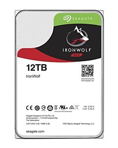 Seagate NAS HDD IronWolf internal hard drive 12 TB 7200 RPM 256 MB 3.5" Serial ATA III ST12000VN0008