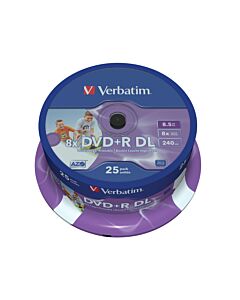 Verbatim 43667 blank DVD 8.5 GB DVD+R DL 25 pc(s) 43667