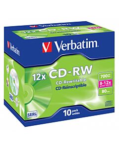Verbatim CD-RW 12x 700 MB 10 pc(s) 43148