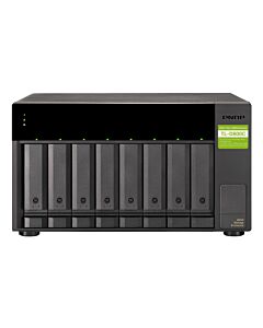 QNAP TL-D800C storage drive enclosure HDD/SSD enclosure Black, Grey 2.5/3.5" TL-D800C
