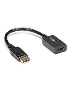 StarTech.com DisplayPort to HDMI Adapter - DP 1.2 to HDMI Video Converter 1080p - DP to HDMI Monitor/TV/Display Cable Adapter Dongle - Passive DP to HDMI Adapter - Latching DP Connector DP2HDMI2