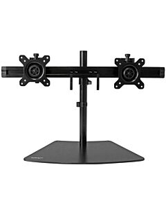 StarTech.com Dual-Monitor Stand - Horizontal - Black ARMBARDUO