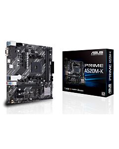 ASUS PRIME A520M-K AMD A520 Socket AM4 micro ATX 90MB1500-M0EAY0