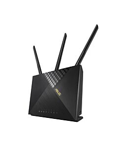 ASUS 4G-AX56 wireless router Gigabit Ethernet Dual-band (2.4 GHz / 5 GHz) Black 90IG06G0-MO3110