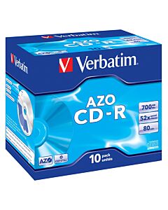 Verbatim CD-R AZO Crystal 700 MB 52x 10 pc(s) 43327