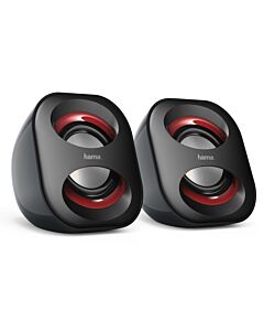Hama Sonic Mobil 183 Black, Red Wired 3 W 00173131