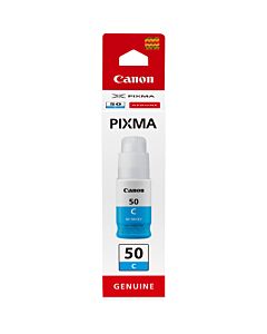 Canon GI-50 C, High Yield, Ink Bottle, Cyan 3403C001
