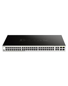 D-Link 52-Port Gigabit Smart Managed Switch including 4 x 100/1000Mbps Combo Ports DGS-1210-52