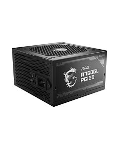 MSI MAG A750GL PCIE5 power supply unit 750 W 20+4 pin ATX ATX Black MAG A750GL PCIE5
