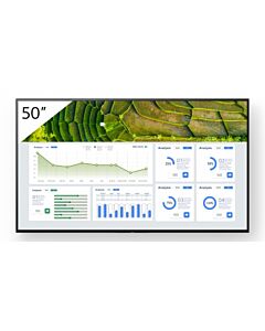 Sony FW-50BZ30L Signage Display Digital signage flat panel 127 cm (50") LCD Wi-Fi 440 cd/m² 4K Ultra HD Black Android 24/7 FW-50BZ30L