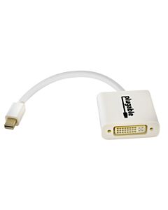 Plugable Technologies Mini DisplayPort (Thunderbolt 2) to DVI Adapter (Driverless, Supports Mac, Windows, Linux Systems and Displays up to 1920x1200@60Hz, Passive) MDPM-DVIF