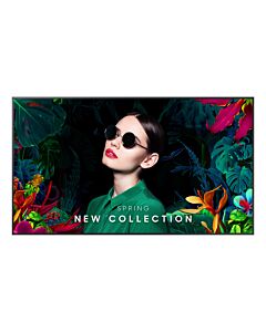 Samsung QM65C Digital signage flat panel 165.1 cm (65") LCD Wi-Fi 500 cd/m² 4K Ultra HD Black Tizen 24/7 LH65QMCEBGCXEN