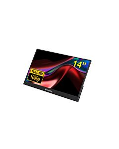 Verbatim 49590 computer monitor 35.6 cm (14") 1920 x 1080 pixels Full HD LCD Black 49590
