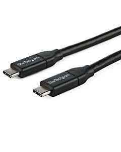 StarTech.com USB-C to USB-C Cable w/ 5A PD - M/M - 1 m (3 ft.) - USB 2.0 - USB-IF USB2C5C1M