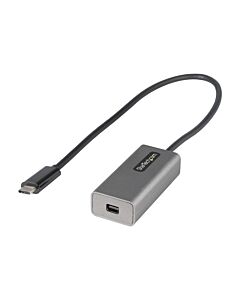 StarTech.com USB C to Mini DisplayPort Adapter - 4K 60Hz USB-C to mDP Adapter Dongle - USB Type-C to Mini DP Monitor - Video Converter - Works w/Thunderbolt 3-12" Long Attached Cable - Upgraded Version of CDP2MDP CDP2MDPEC