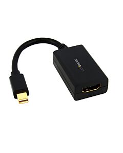 StarTech.com Mini DisplayPort to HDMI Adapter - mDP to HDMI Video Converter - 1080p - Mini DP or Thunderbolt 1/2 Mac/PC to HDMI Monitor/Display/TV - Passive mDP 1.2 to HDMI Adapter Dongle - Upgraded Version is MDP2HDEC MDP2HDMI