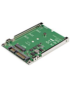 StarTech.com M.2 SATA SSD to 2.5in SATA Adapter - M.2 NGFF to SATA Converter - 7mm - Open-Frame Bracket - M2 Hard Drive Adapter SAT32M225