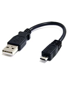 StarTech.com 6in Micro USB Cable - A to Micro B UUSBHAUB6IN