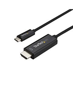 StarTech.com 3ft (1m) USB C to HDMI Cable - 4K 60Hz USB Type C to HDMI 2.0 Video Adapter Cable - Thunderbolt 3 Compatible - Laptop to HDMI Monitor/Display - DP 1.2 Alt e HBR2 - Black CDP2HD1MBNL