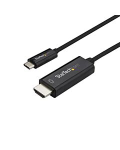 StarTech.com 6ft (2m) USB C to HDMI Cable - 4K 60Hz USB Type C to HDMI 2.0 Video Adapter Cable - Thunderbolt 3 Compatible - Laptop to HDMI Monitor/Display - DP 1.2 Alt e HBR2 - Black CDP2HD2MBNL