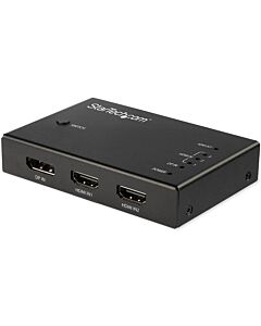 StarTech.com 4-Port HDMI Video Switch - 3x HDMI and 1x DisplayPort - 4K 60Hz VS421HDDP