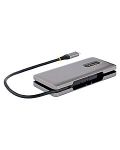 StarTech.com 4-Port USB-C Hub, 4x USB-C Ports, USB 3.2 Gen 2 (10Gbps) - Portable USB C Hub with 100W Power Delivery Pass-Through - USB Type C Hub w/ 12.6in/32cm Wrap-Around Cable HB31CM4CPD3
