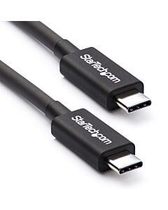 StarTech.com 2m Thunderbolt 3 (20Gbps) USB-C Cable - Thunderbolt, USB, and DisplayPort Compatible TBLT3MM2M