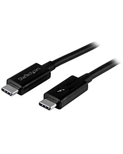 StarTech.com 1m Thunderbolt 3 (20Gbps) USB-C Cable - Thunderbolt, USB, and DisplayPort Compatible TBLT3MM1M