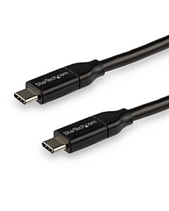 StarTech.com USB-C to USB-C Cable w/ 5A PD - M/M - 3 m (10 ft.) - USB 2.0 - USB-IF USB2C5C3M