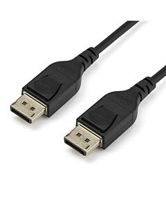 StarTech.com 1 m VESA  DisplayPort 1.4 Cable - 8K 60Hz HBR3 HDR - 3 ft Super UHD DisplayPort to DisplayPort Monitor Cord - Ultra HD 4K 120Hz DP 1.4 Slim Video Cable M/M DP Connector DP14MM1M