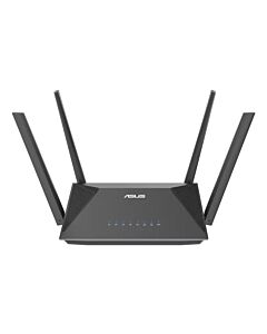 ASUS RT-AX52 wireless router Gigabit Ethernet Dual-band (2.4 GHz / 5 GHz) Black 90IG08T0-MU2H00