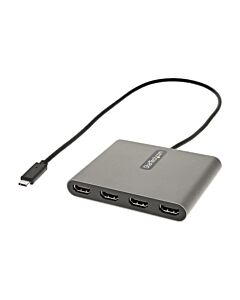 StarTech.com USB C to Quad HDMI Adapter, USB-C to 4x HDMI Monitor Converter for Windows (no support for macOS/CheOS/Linux) - TAA USBC2HD4