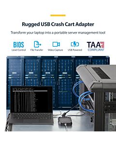 StarTech.com Laptop-to-Server KVM Console with Rugged Housing NOTECONS02X