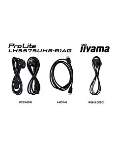 iiyama LH5575UHS-B1AG Signage Display Digital signage flat panel 138.7 cm (54.6") LCD Wi-Fi 500 cd/m² 4K Ultra HD Black Built-in processor Android 11 24/7 LH5575UHS-B1AG