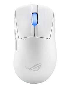 ASUS ROG Keris II Ace Wireless AimPoint White mouse Gaming Right-hand RF Wireless + Bluetooth + USB Type-A Optical 42000 DPI 90MP03N0-BMUA10