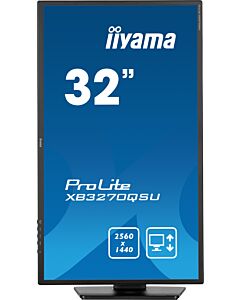 iiyama ProLite XB3270QSU-B1 computer monitor 80 cm (31.5") 2560 x 1440 pixels Quad HD LED Black XB3270QSU-B1