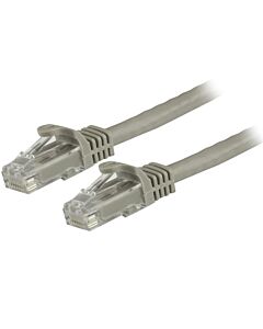 StarTech.com 1.5m CAT6 Ethernet Cable - Grey CAT 6 Gigabit Ethernet Wire -250MHz 100W PoE RJ45 UTP Network/Patch Cord Snagless w/Strain Relief Individually Tested N6PATC150CMGR