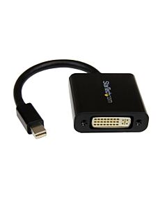 StarTech.com Mini DisplayPort to DVI Adapter - Mini DP to DVI-D Converter - 1080p Video - mDP or Thunderbolt 1/2 Mac/PC to DVI Monitor - Compact mDP 1.2 to DVI Single-Link Adapter Dongle MDP2DVI3