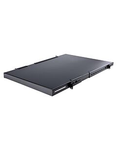 StarTech.com 1U 4-Post Adjustable Server Rack Mount Shelf - 330lbs(150 kg) - 19.5 to 38in Adjustable Mounting Depth Universal Tray for 19" AV, Data & Network Equipment Rack - 27.5in Deep ADJSHELFHD