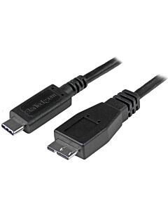 StarTech.com USB-C to Micro-B Cable - M/M - 1m (3ft) - USB 3.1 (10Gbps) USB31CUB1M