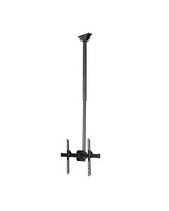 StarTech.com TV Ceiling Mount - Full-Motion Universal Hanging Single Screen Mount with Adjustable Telescopic Pole - Tilt / Swivel - VESA Bracket for 32”-75" Displays FLATPNLCEIL