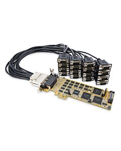 StarTech.com 16-Port Low-Profile Serial Card - RS232 - PCI Express PEX16S550LP