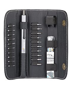 StarTech.com 20-Bit Electric Precision Screwdriver Set - Portable/Mini Battery Powered Bit Driver Kit for Electronic, Laptop, Computer, Tablet & Phone Repairs - Magnetic - Cordless CTK20PCEDRIVE