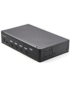 StarTech.com 4 Port HDMI KVM Switch - Single Monitor 4K 60Hz Ultra HD HDR - Desktop HDMI 2.0 KVM Switch with 2 Port USB 3.0 Hub (5Gbps) and 4x USB 2.0 HID, Audio - Hotkey Switching - TAA SV431HU34K6