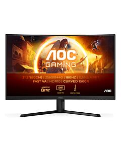 AOC G4 CQ32G4VE computer monitor 80 cm (31.5") 2560 x 1440 pixels Quad HD LCD Black, Grey CQ32G4VE