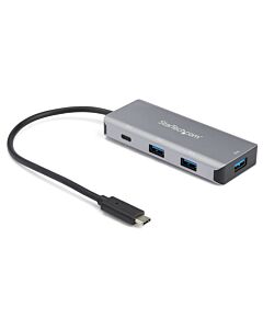 StarTech.com 4 Port USB C Hub w/ 3x USB A & 1x USB C - SuperSpeed 10Gbps USB Type-C 3.1/3.2 Gen 2 Hub - USB Bus Powered - Compact USB-C to USB Adapter Hub - Portable/Laptop Hub - Aluminum~4 Port USB C Hub w/ 3x USB A & 1x USB C - SuperSpeed 10Gbps USB Typ HB31C3A1CB