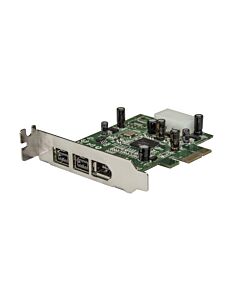 StarTech.com 3 Port 2b 1a Low Profile 1394 PCI Express FireWire Card Adapter PEX1394B3LP